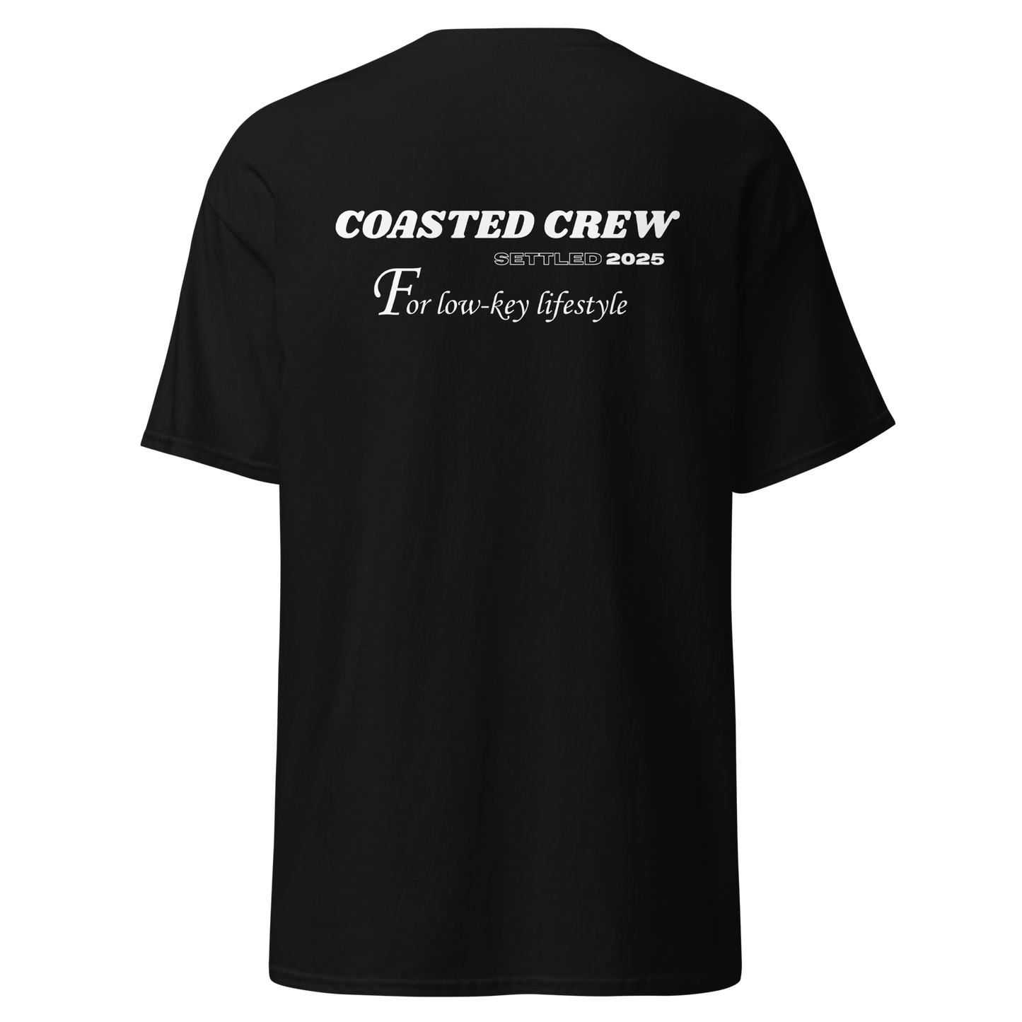 2025 LOW-KEY LIFESTYLE TEE BLACK & WHITE