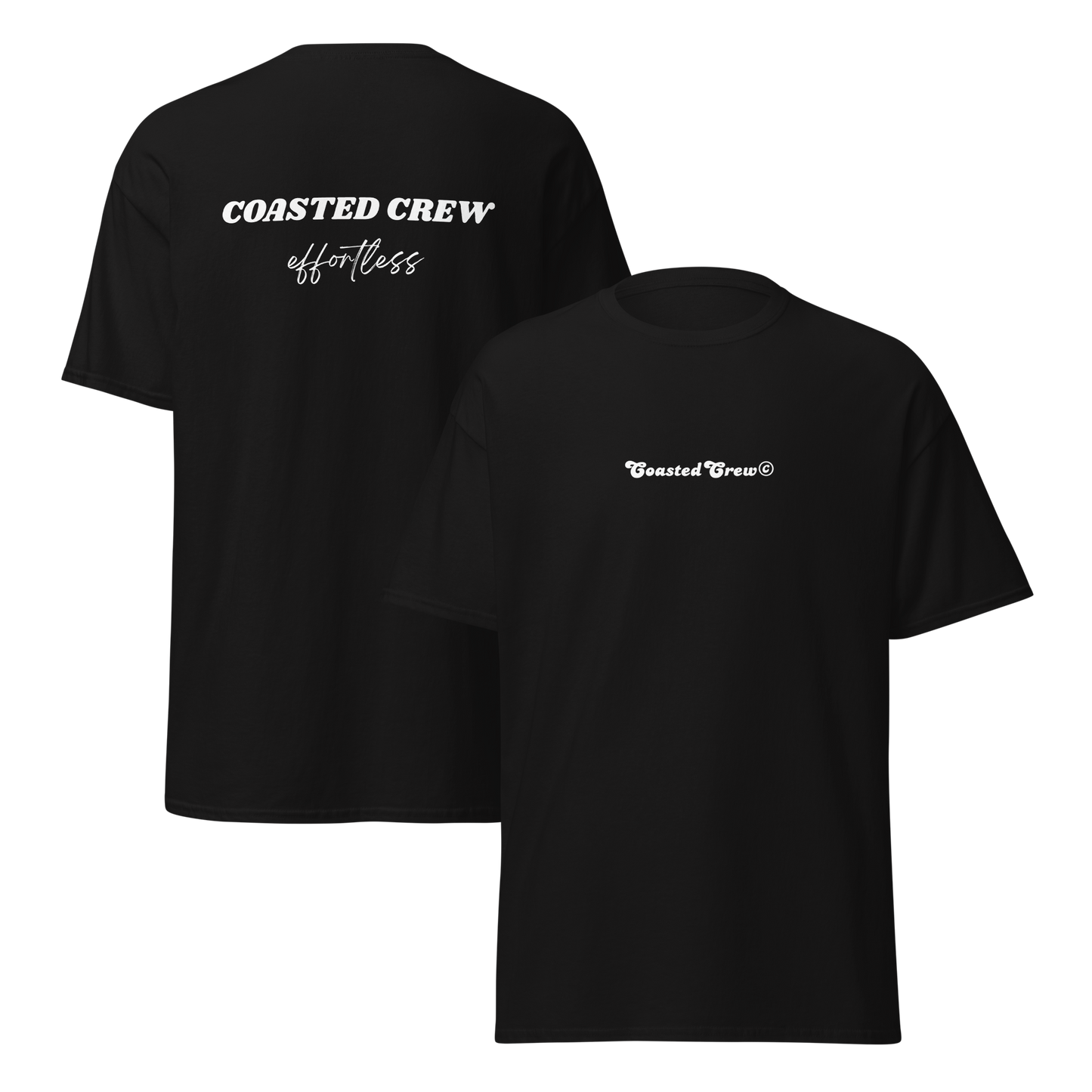 EFFORTLESS TEE BLACK & WHITE