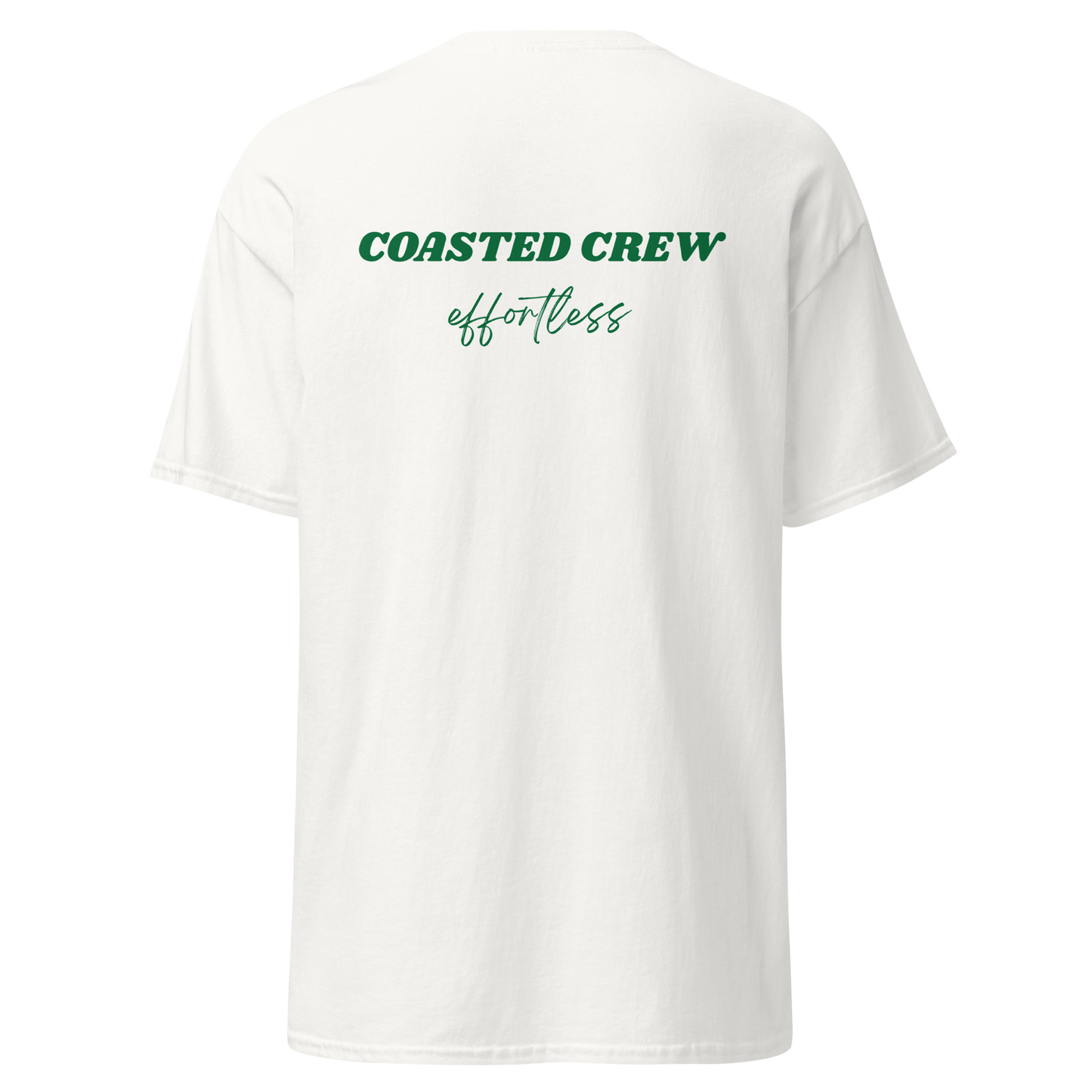 EFFORTLESS TEE WHITE & GREEN