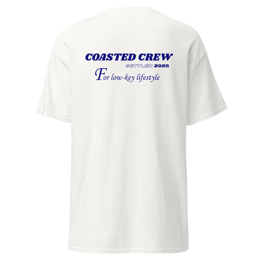 2025 LOW-KEY LIFESTYLE TEE WHITE & BLUE